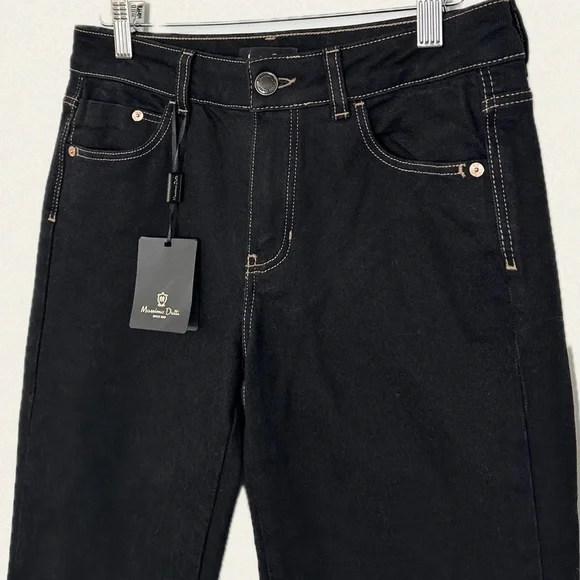 Massimo Dutti Mid Rise Slim Cropped Jean - Picture 6 of 8